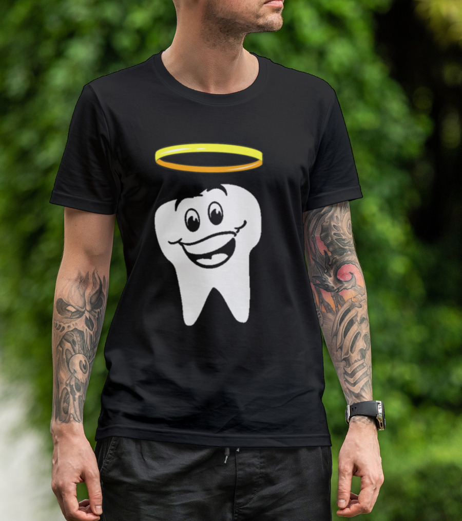 Tooth Angel Smiling Halo T-Shirt