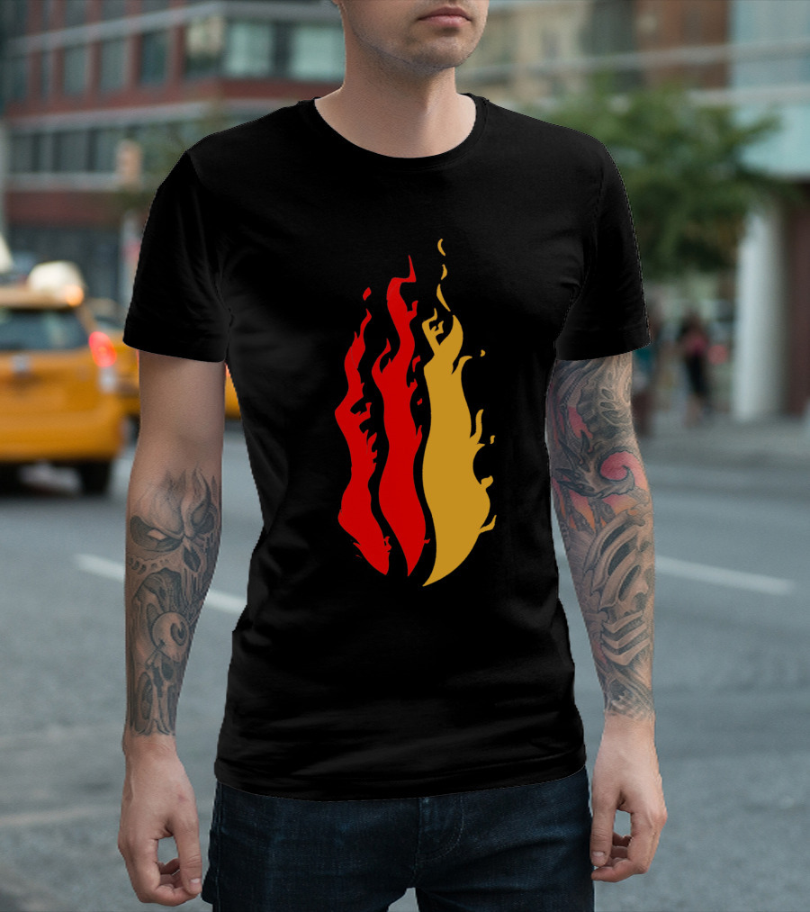 Preston Fire Logo Flame T-Shirt