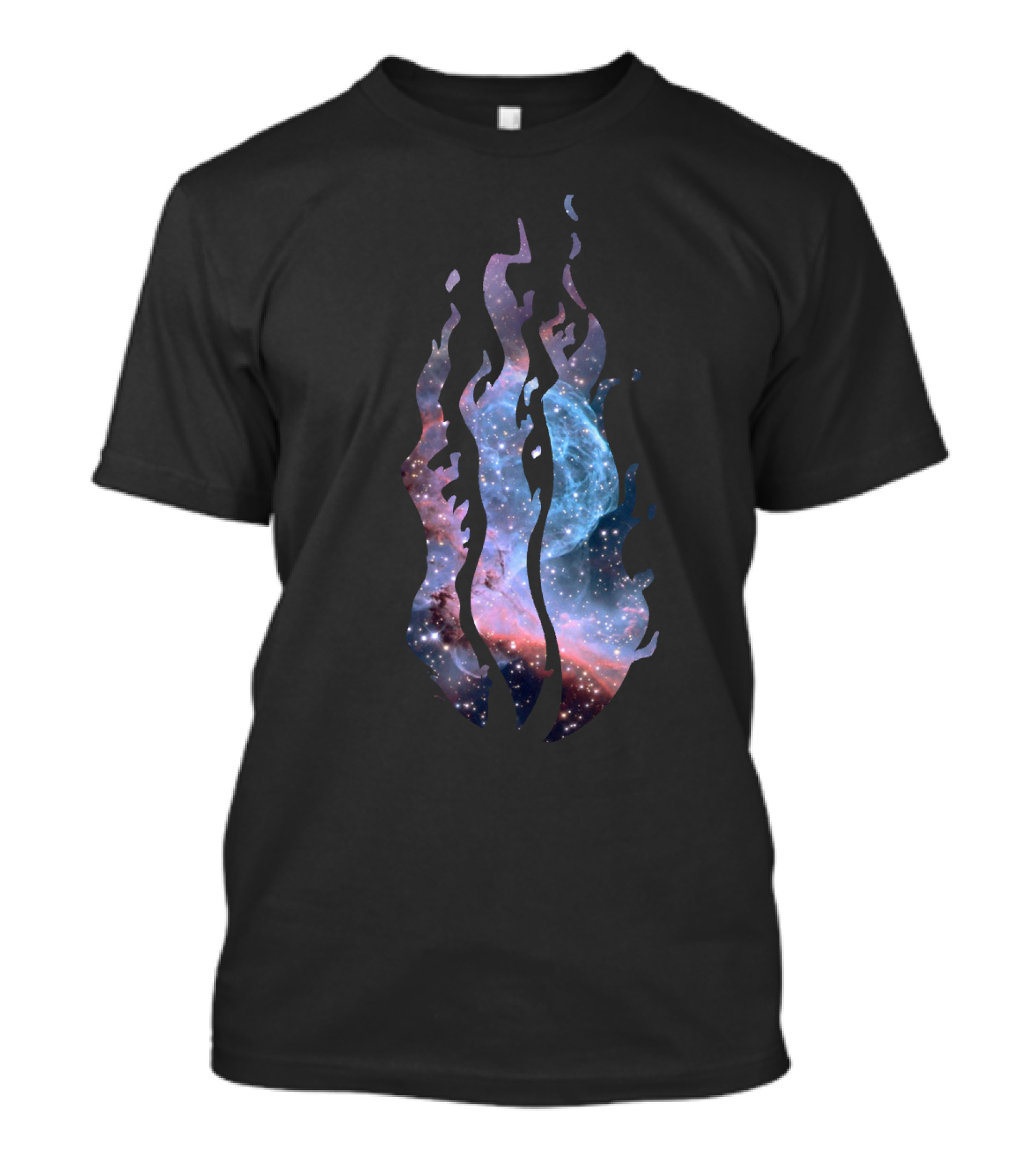 Preston The Galaxy Star Cosmic Flame Burst T-Shirt