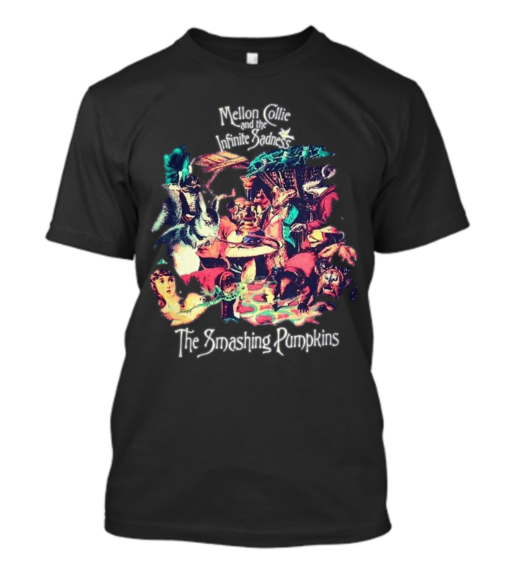 Mellon Collie And The Infinite Sadness The Smashing Pumpkins 1996 Rare T-Shirt