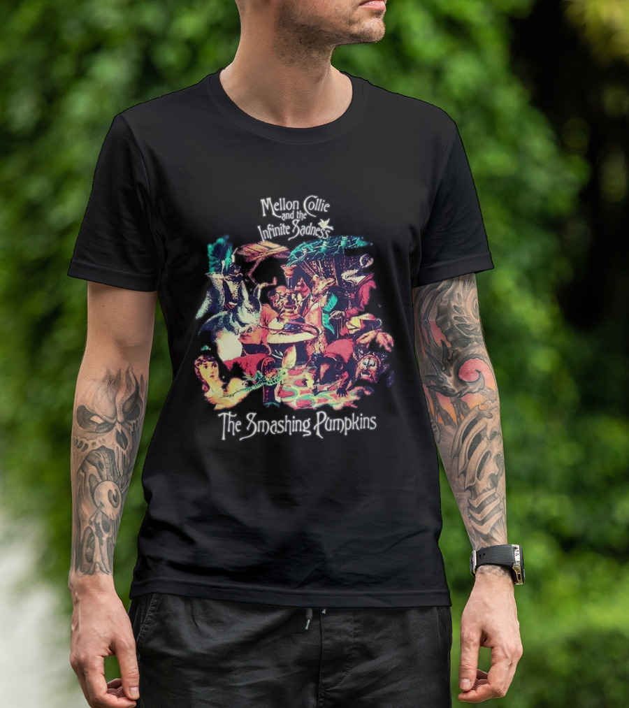 Mellon Collie And The Infinite Sadness The Smashing Pumpkins 1996 Rare T-Shirt