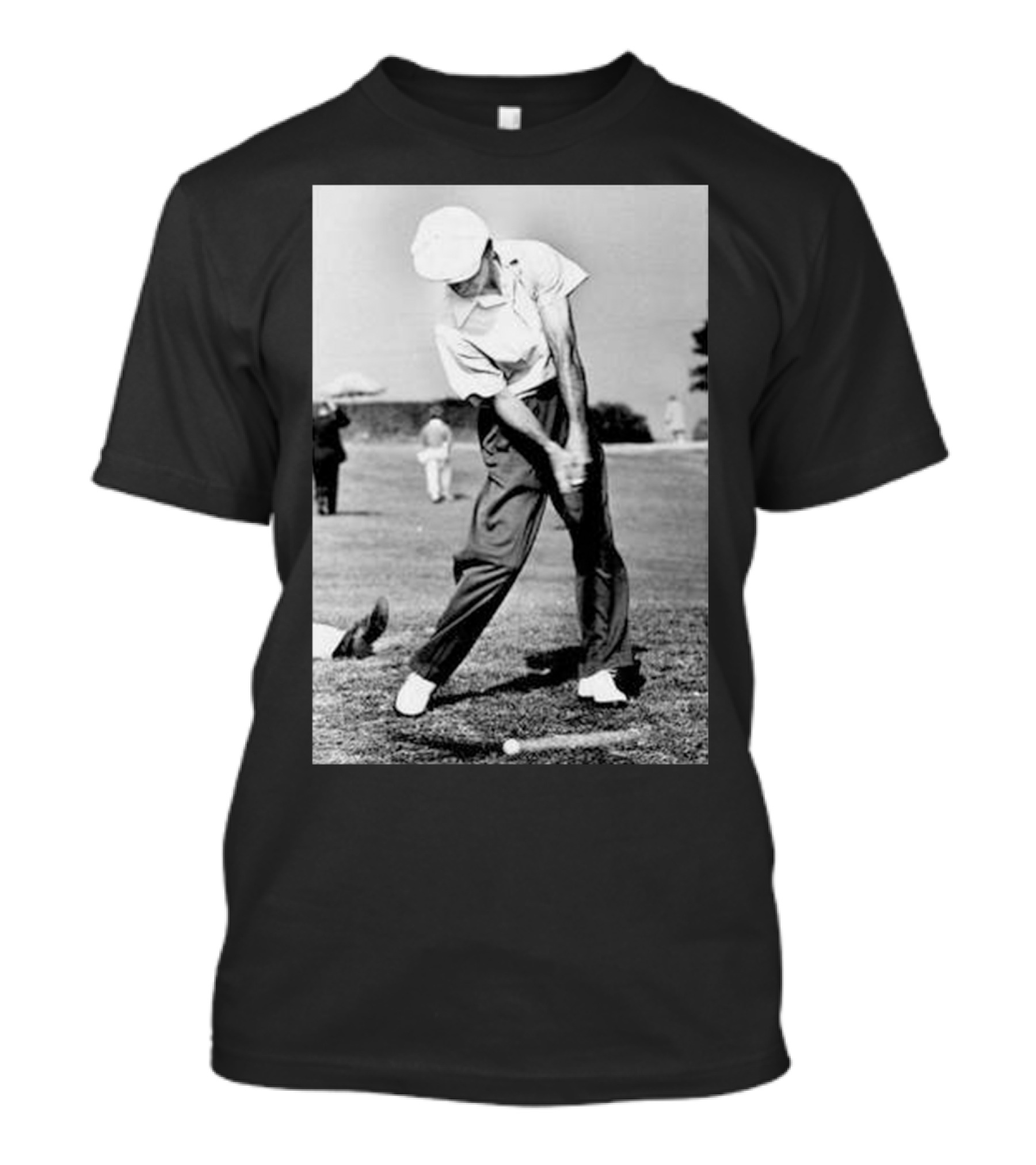 Ben Hogan Iconic Golf Swing Point Of Impact T-Shirt