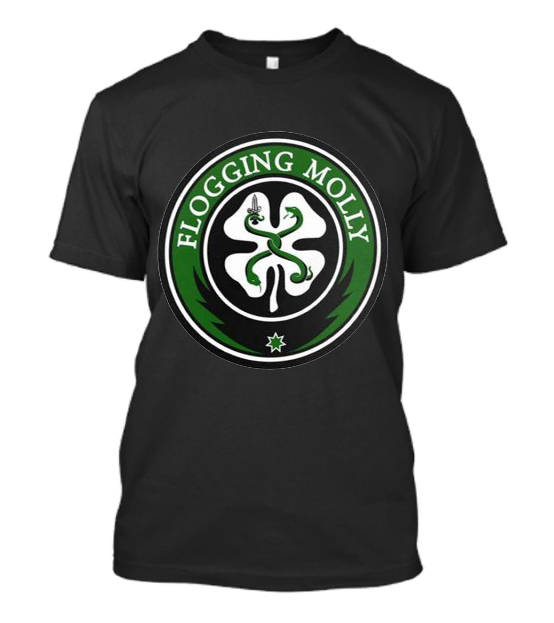 Flogging Molly Clover Emblem Classic Baseball Woman T-Shirt