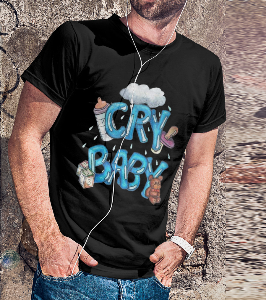 Melanie Martinez Cry Baby Cloud Blocks Teddy Bottle Women's Fashion T-Shirt