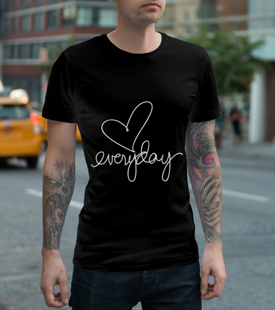Everyday Heart Sketch T-Shirt