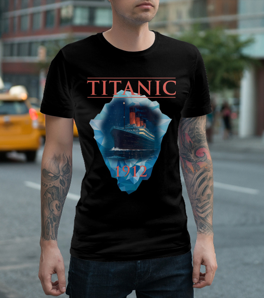 Titanic 1912 Ocean Liner Voyage Iceberg T-Shirt