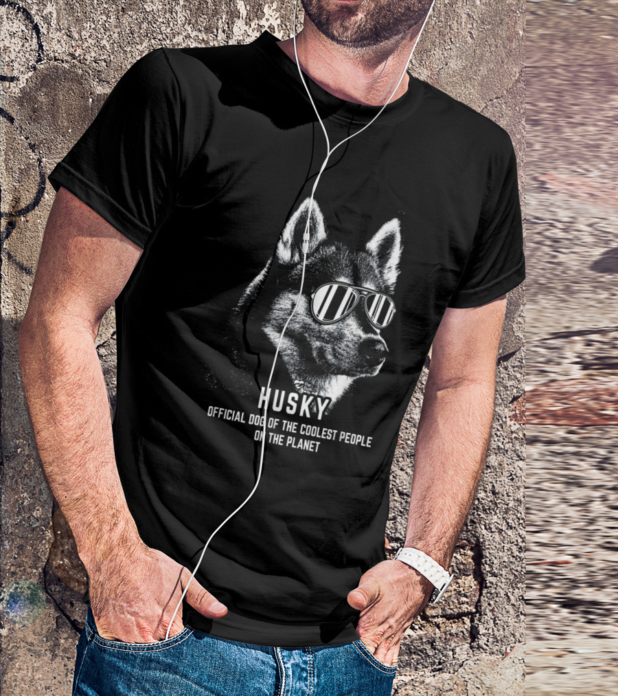 Husky Coolest People Official Dog On The Planet T-Shirt