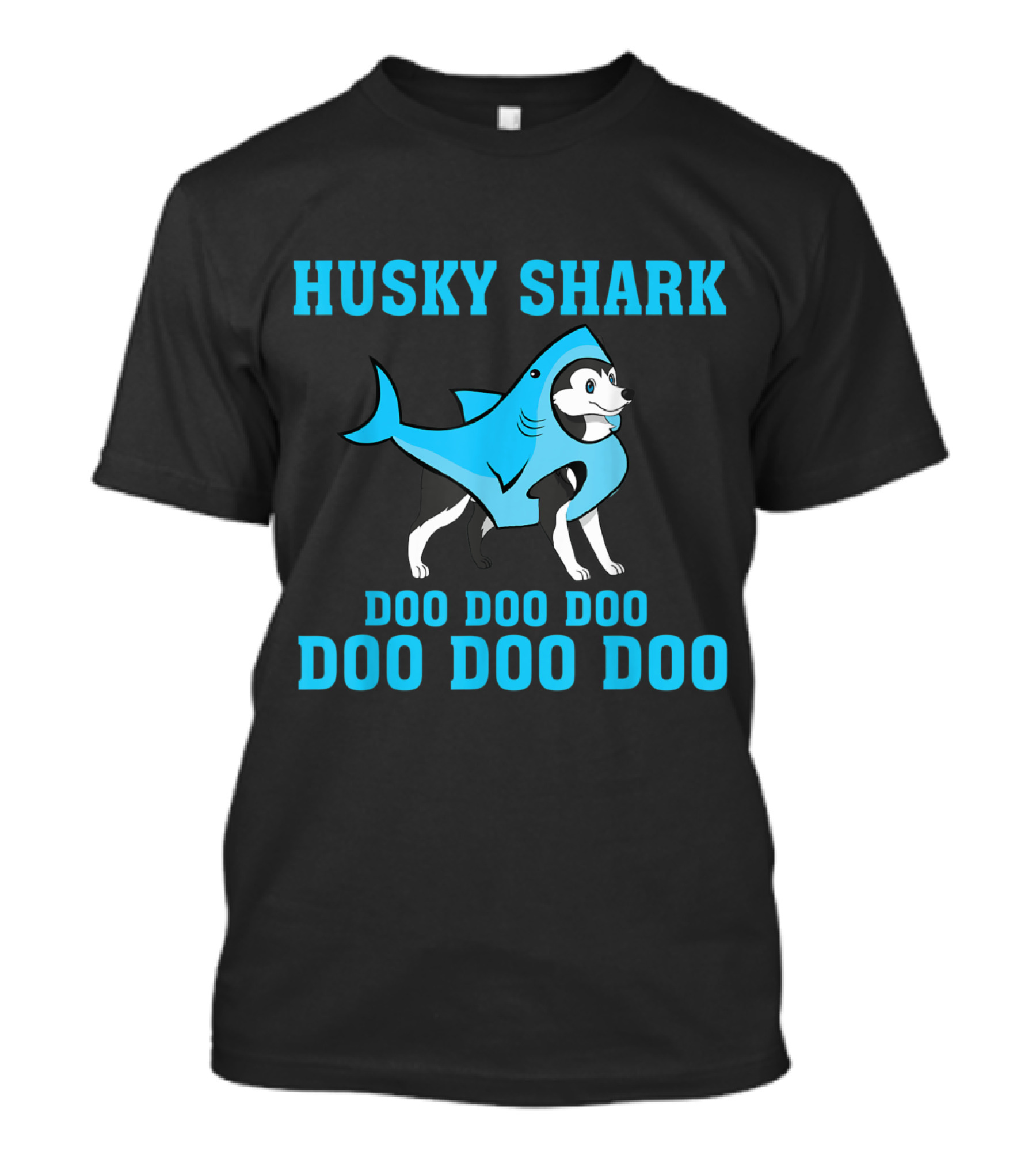 Husky Shark Doo Doo Doo Doo Doo Doo Siberian Husky Costume Novelty T-Shirt