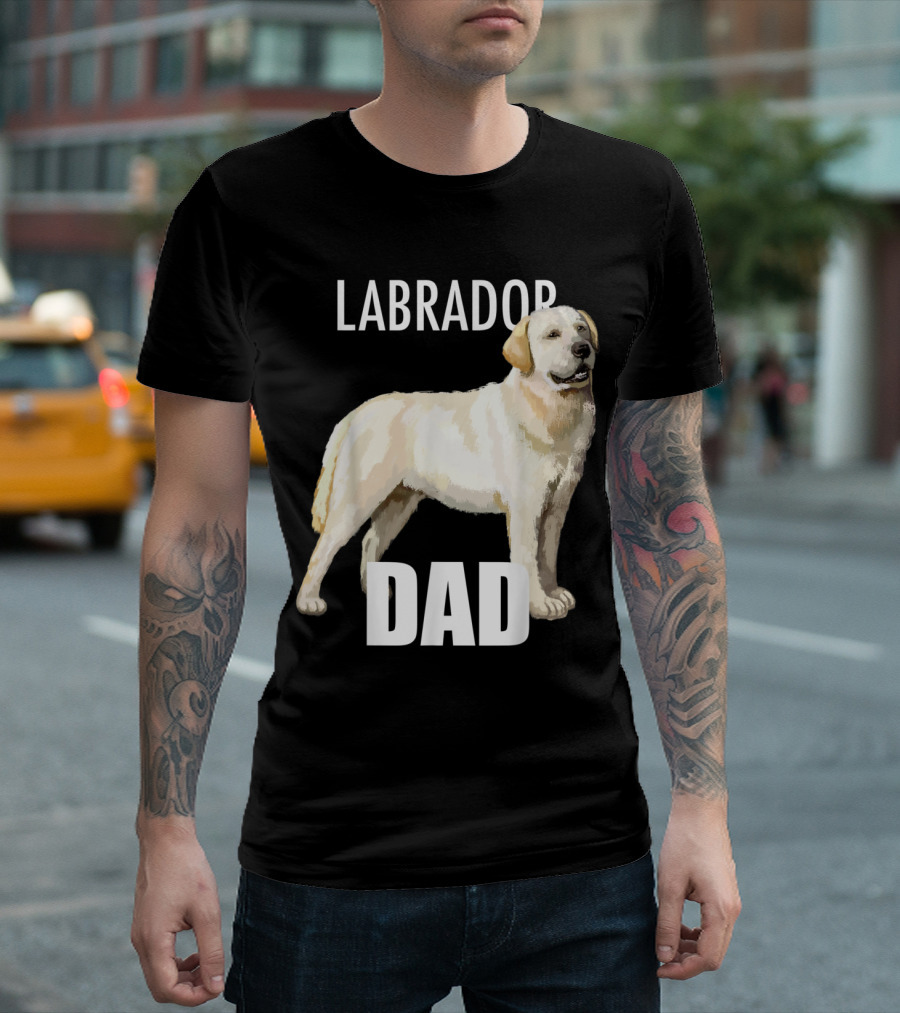 Labrador Dad Proud Canine Companion T-Shirt
