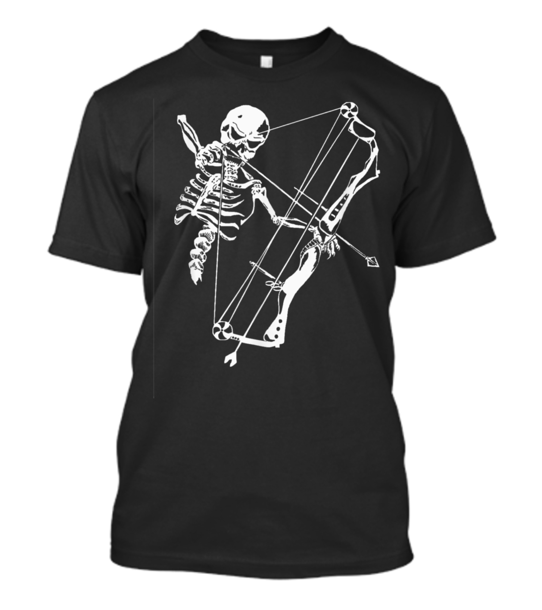Skeleton Bow Archer Skull Archery Hunt T-Shirt