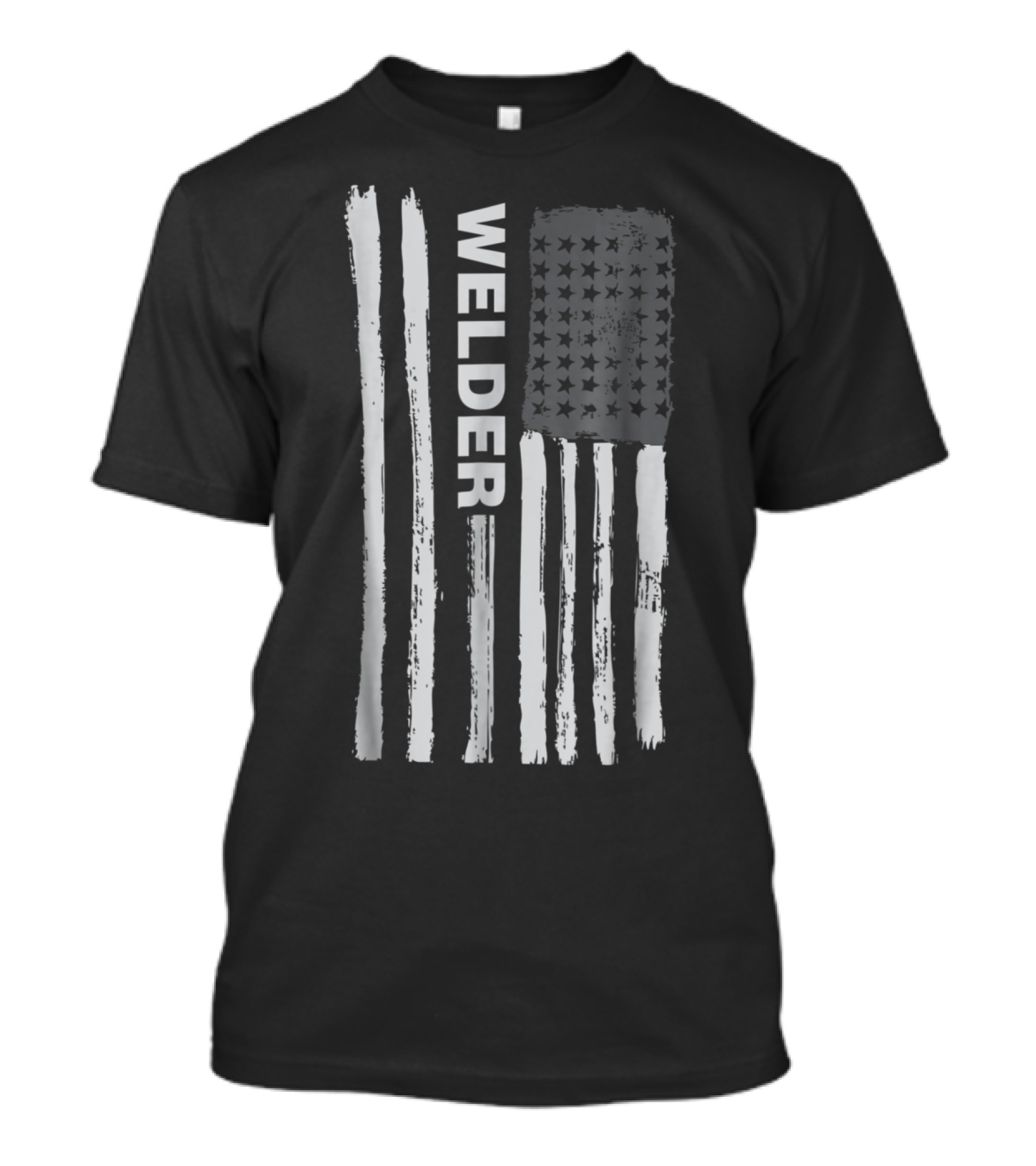 Welder American Flag Vintage Style Cool T-Shirt