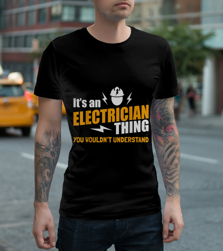 It's An Electrician Thing You Wouldn't Understand Lightning T-Shirt