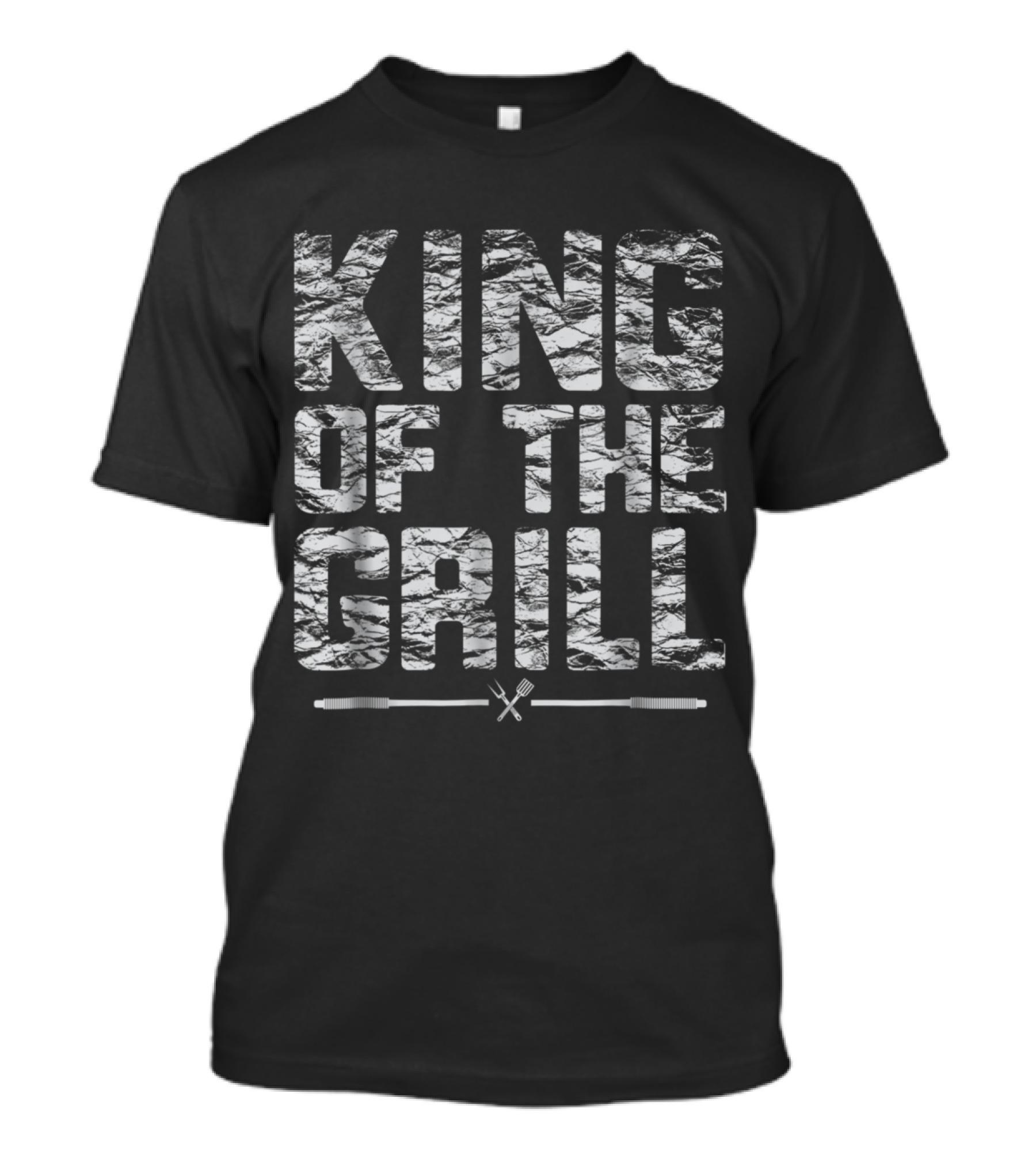 King Of The Grill With BBQ Utensils Crossed T-Shirt