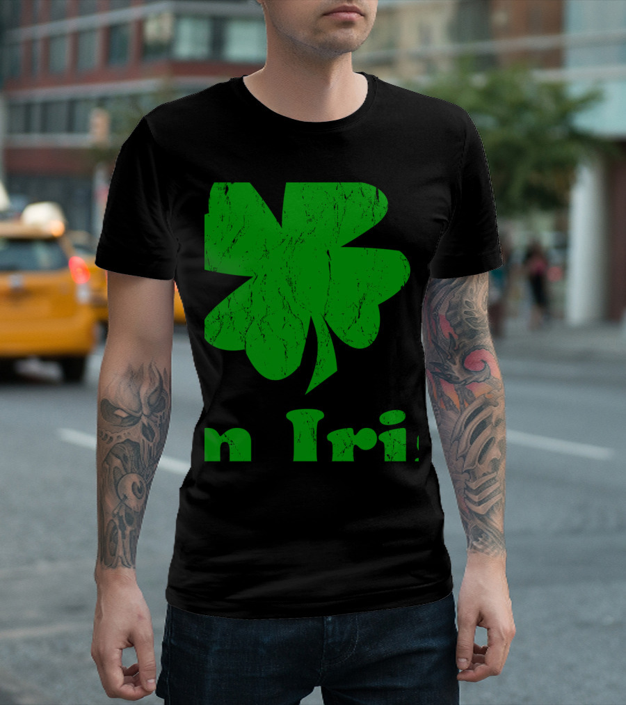 Kiss Me I Am Irish Four Leaf Clover T-Shirt