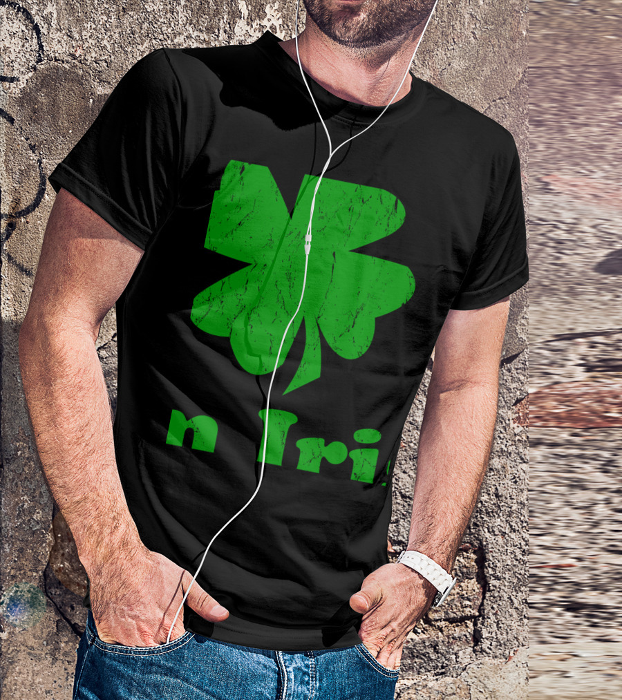 Kiss Me I Am Irish Four Leaf Clover T-Shirt