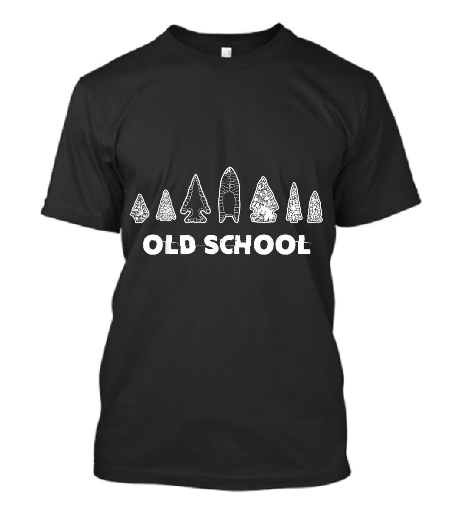 Old School Arrowhead Collection Vintage Bow Hunting Archery T-Shirt