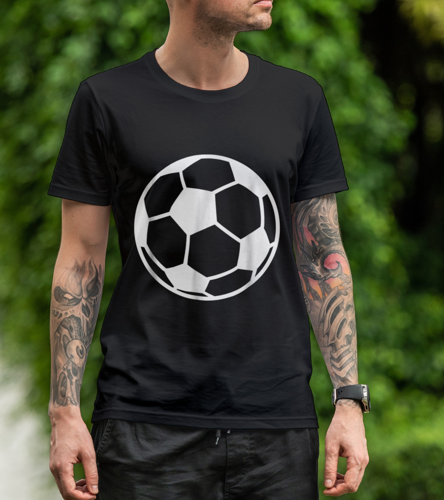 Monochrome Soccer Ball T-Shirt