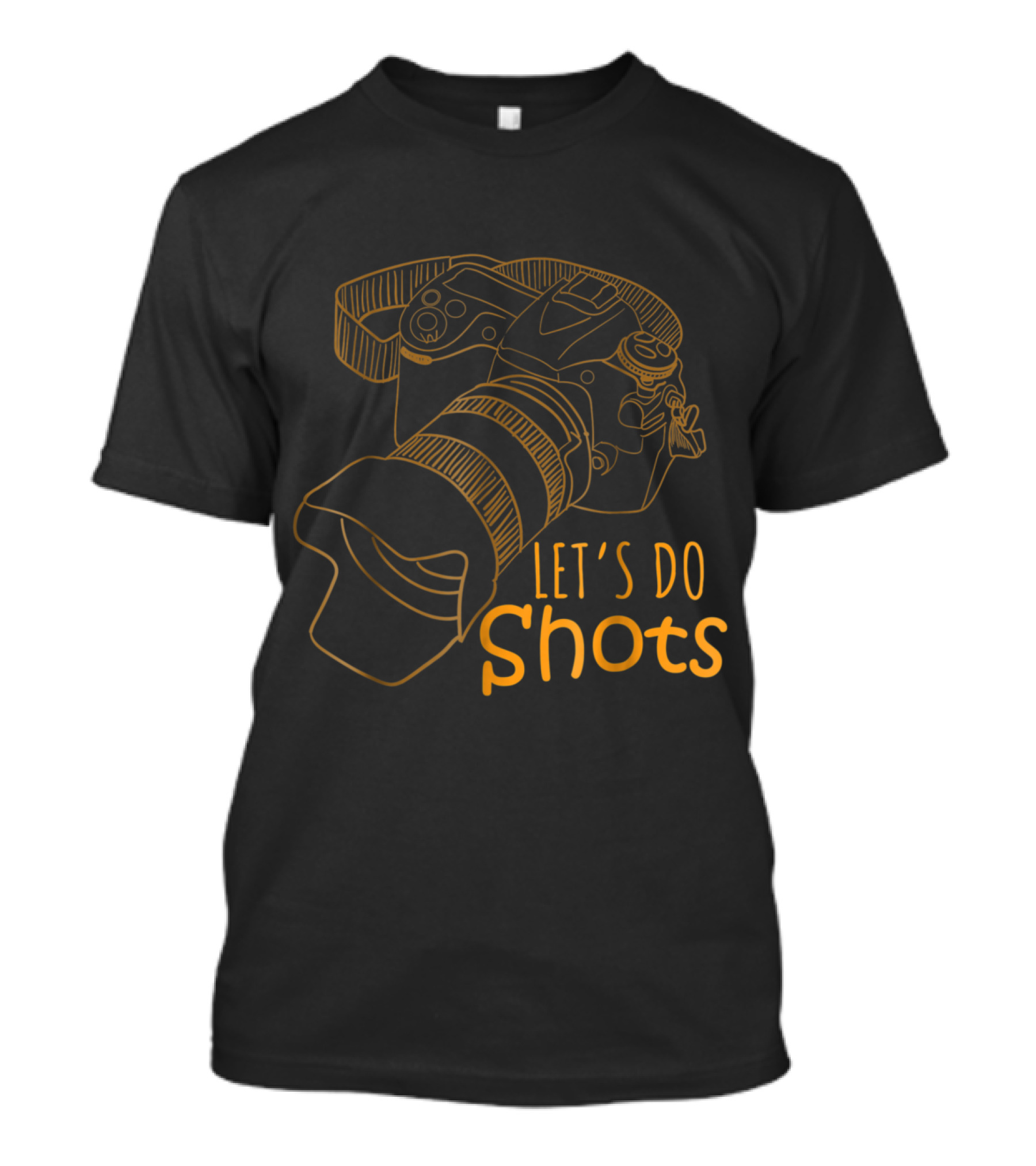 Let's Do Shots Vintage Camera Photography Enthusiast T-Shirt