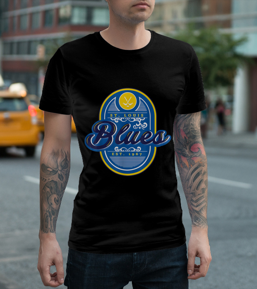 St. Louis Blues Hockey Est. 1967 Let's Go Blues T-Shirt