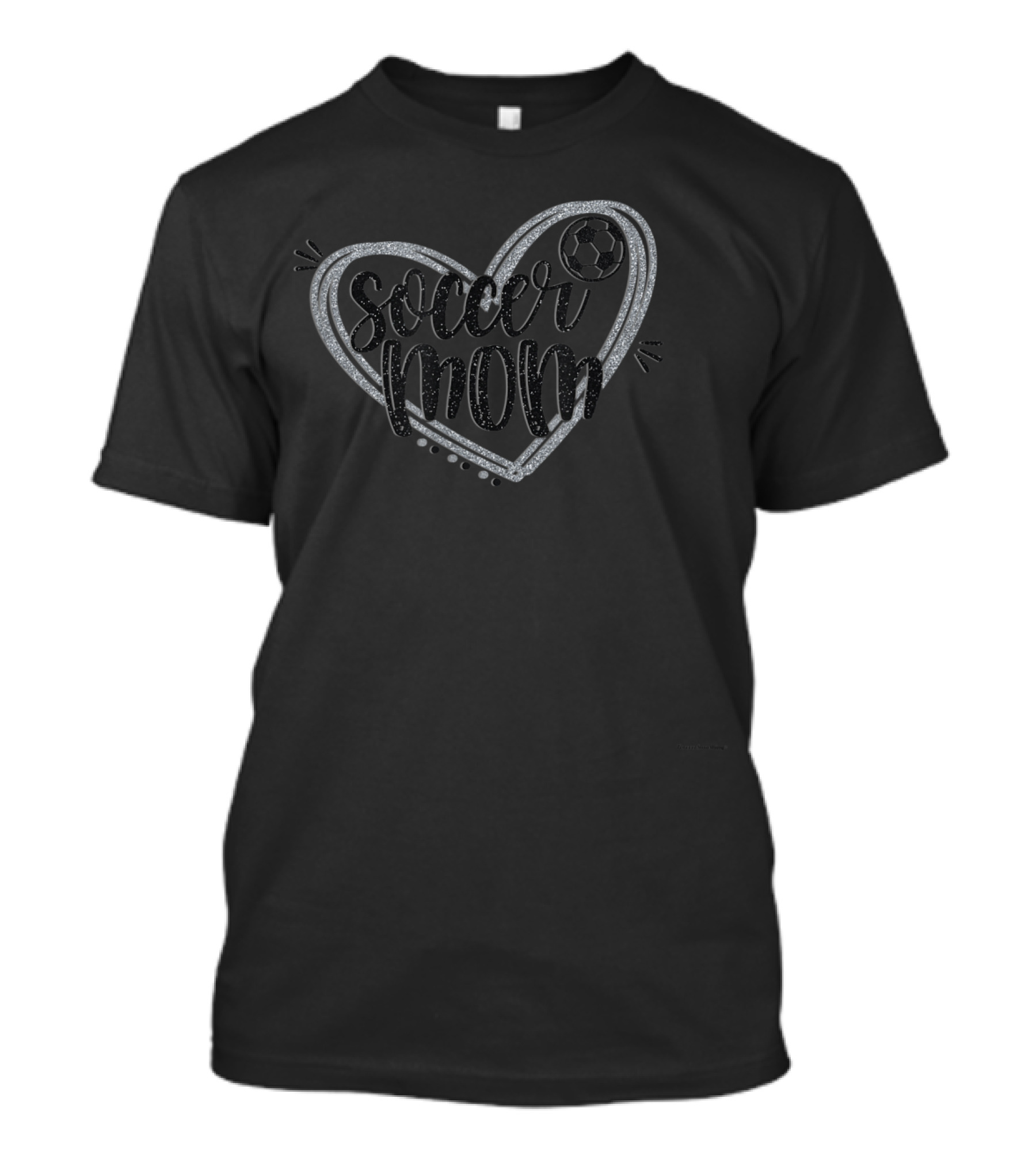 Soccer Mom Heart Design With Soccer Ball T-Shirt