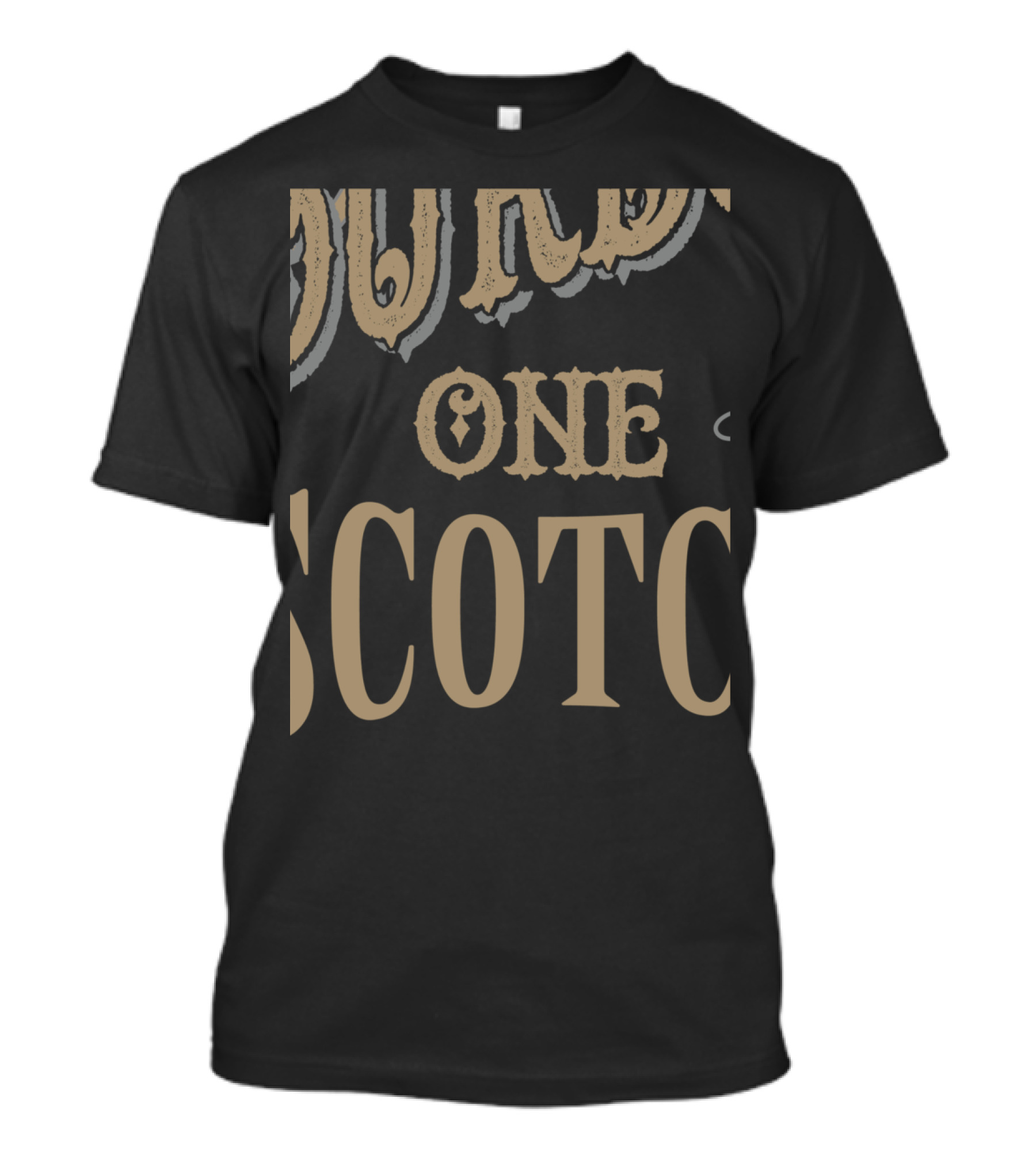 Bourbon One Scotch One Beer Classic Bar Drink T-Shirt