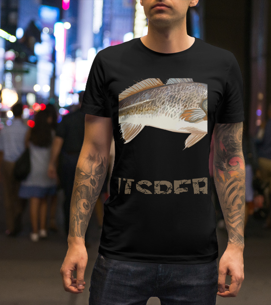 Redfish Whisperer Partial Fish T-Shirt