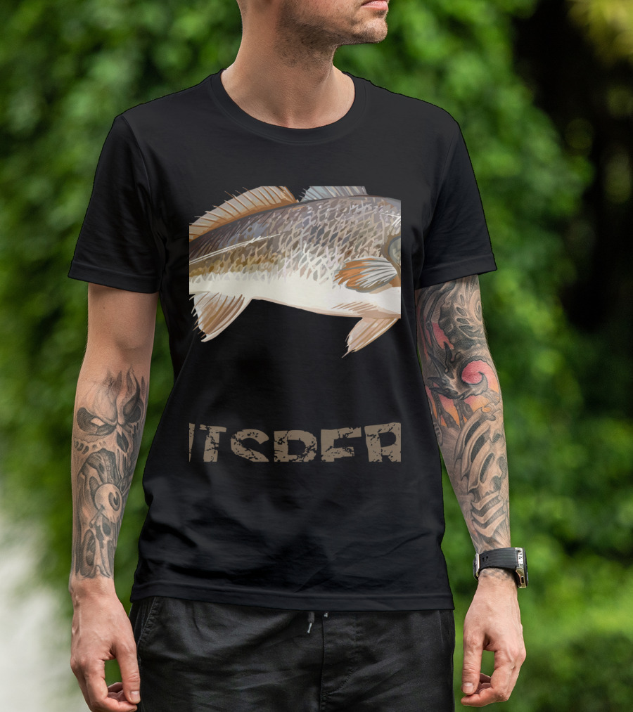 Redfish Whisperer Partial Fish T-Shirt