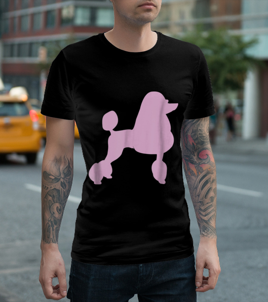 1950s Sock Hop Pink Poodle T-Shirt