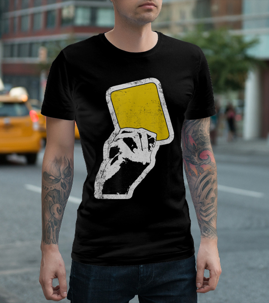 Referee Yellow Card Sports Coach Symbol T-Shirt