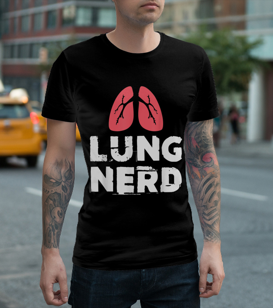 Lung Nerd Respiratory Therapy Passion T-Shirt