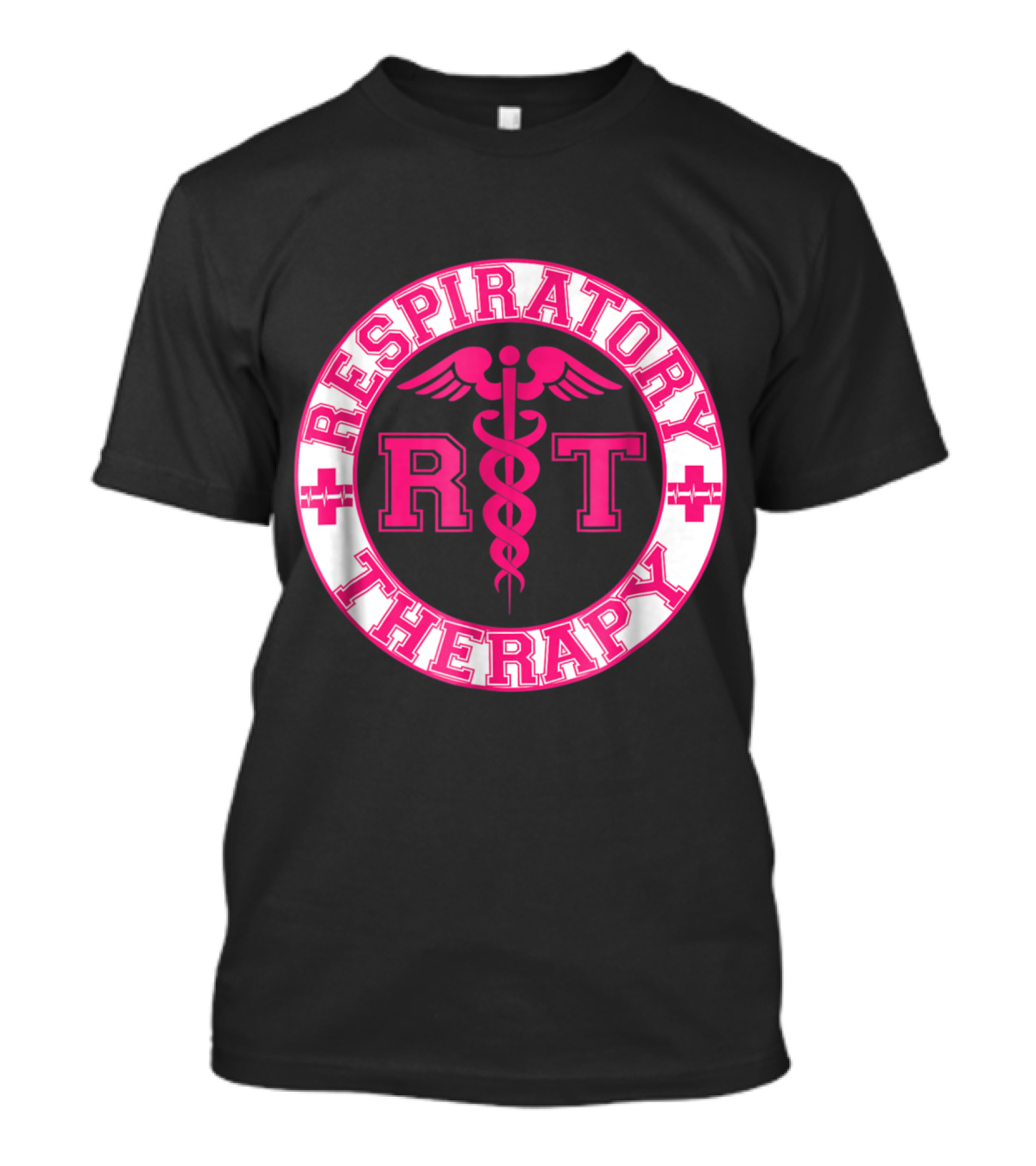Respiratory Therapy Caduceus Pink RT T-Shirt