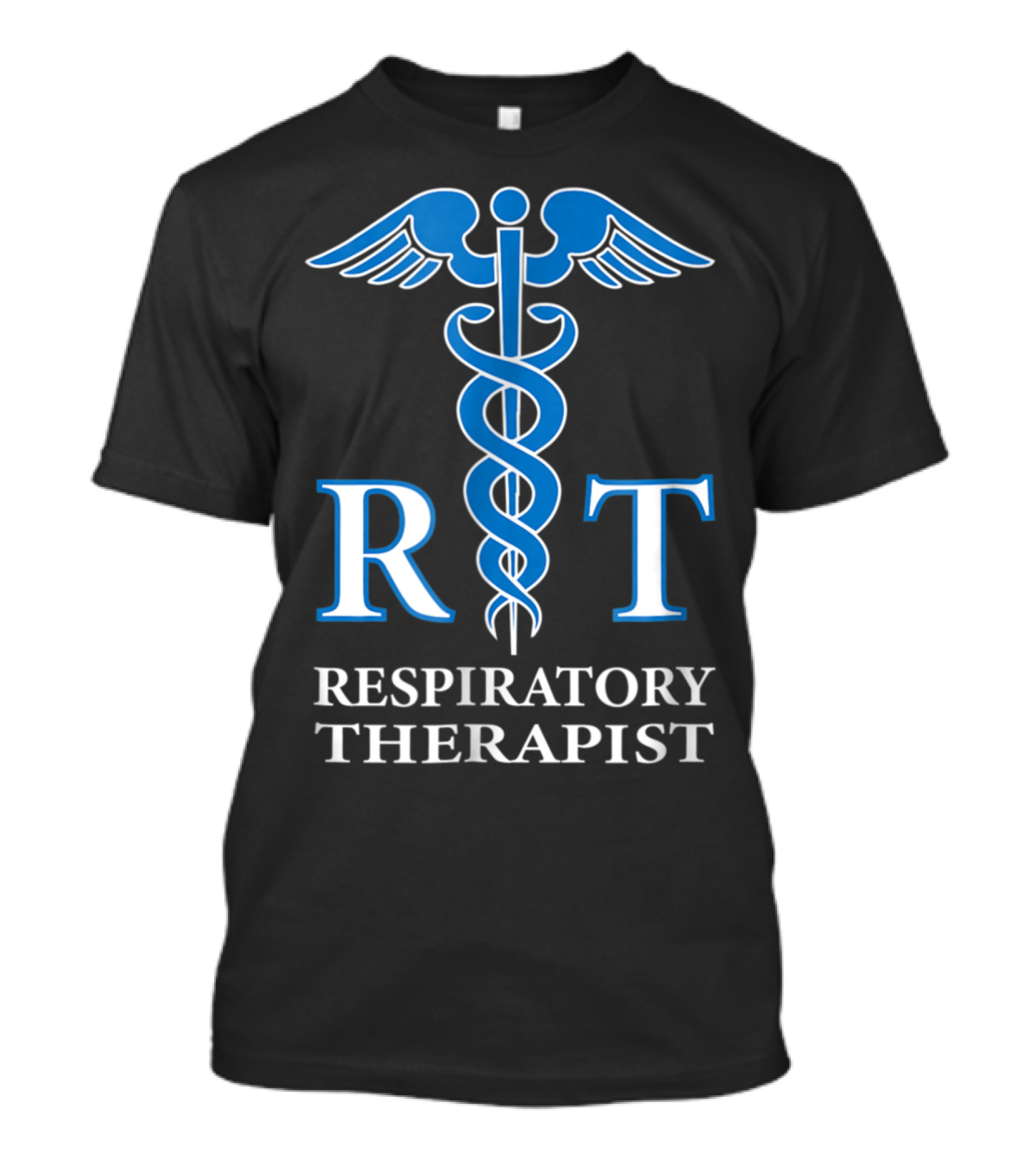 RT Respiratory Therapist Medical Symbol Caduceus T-Shirt