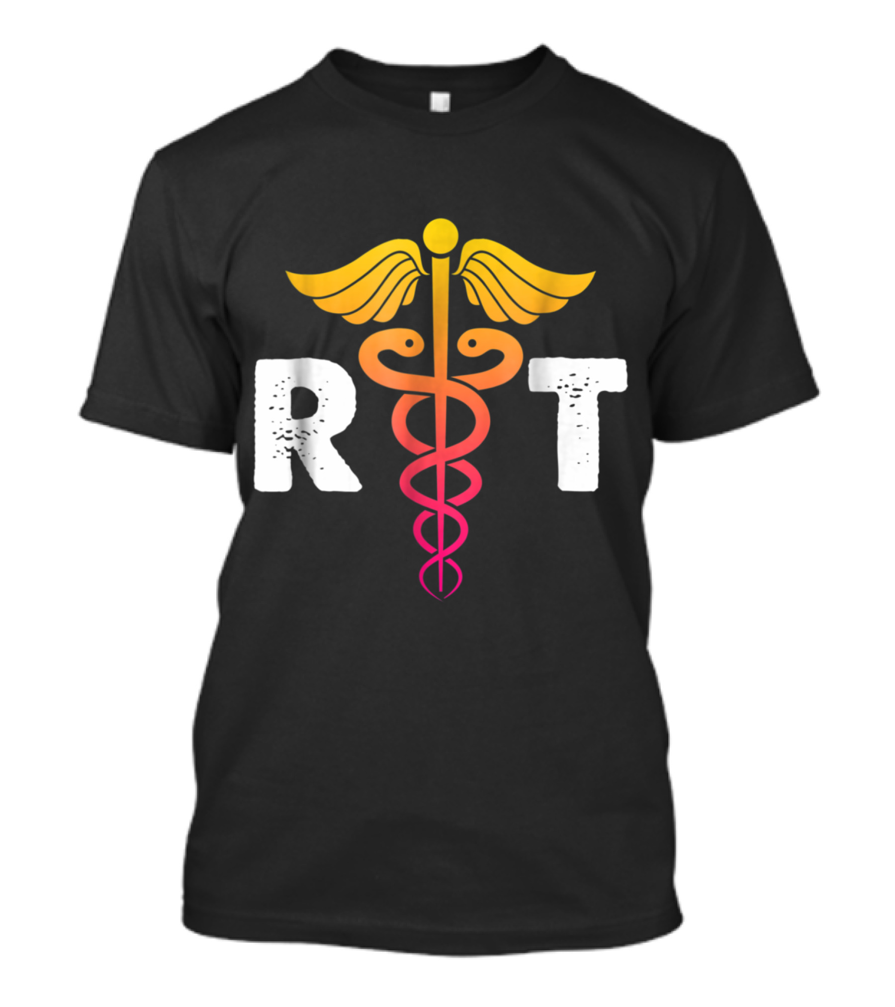 Respiratory Therapist RT Caduceus Symbol Emblem T-Shirt