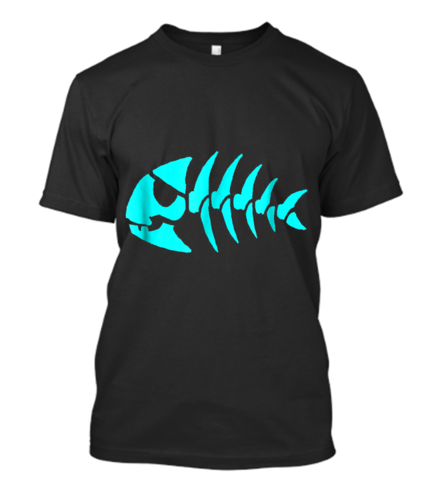Pastafarian Jolly Pirate Fish Skeleton T-Shirt