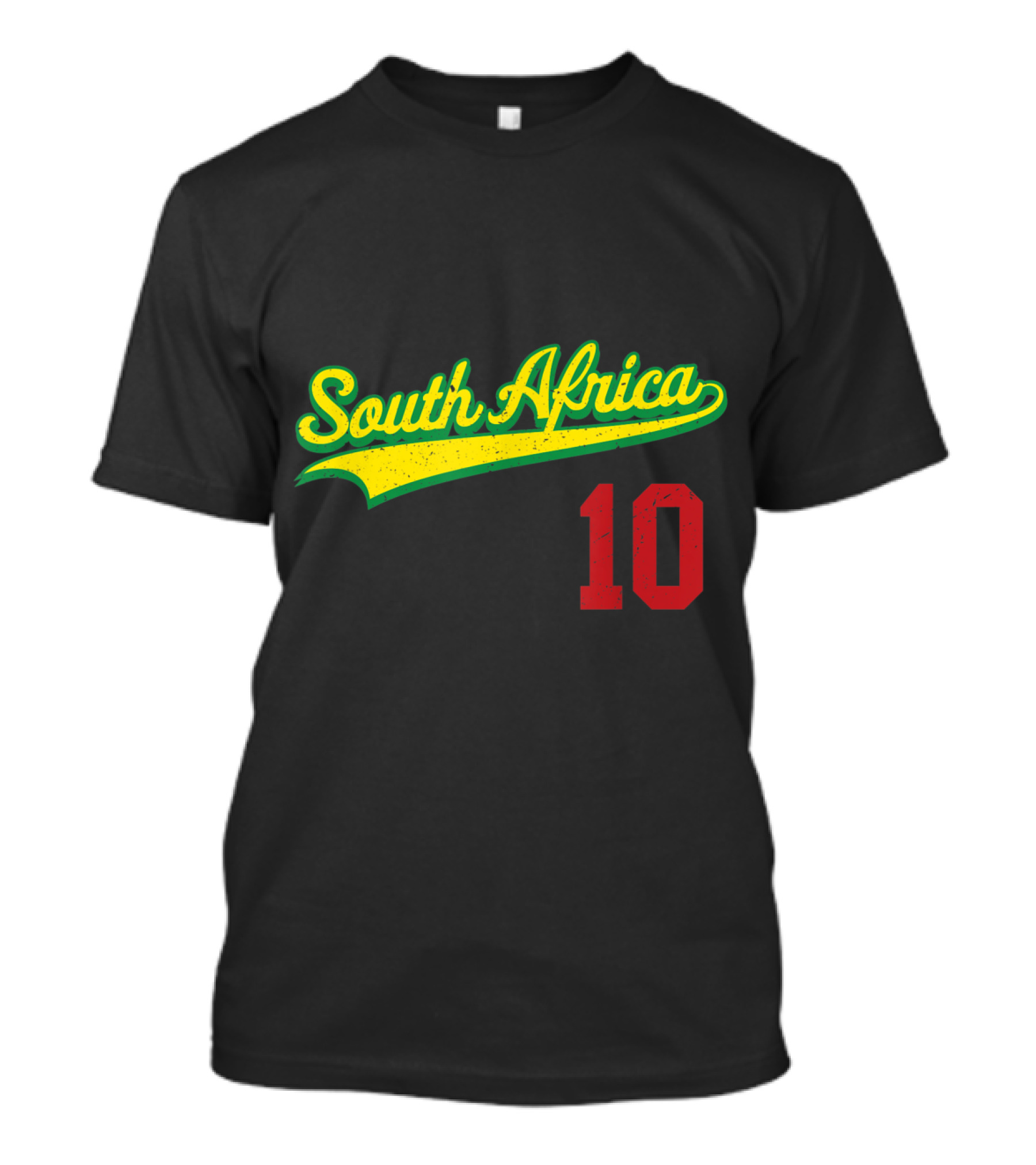 South Africa 10 Football Soccer Jersey Africa T-Shirt