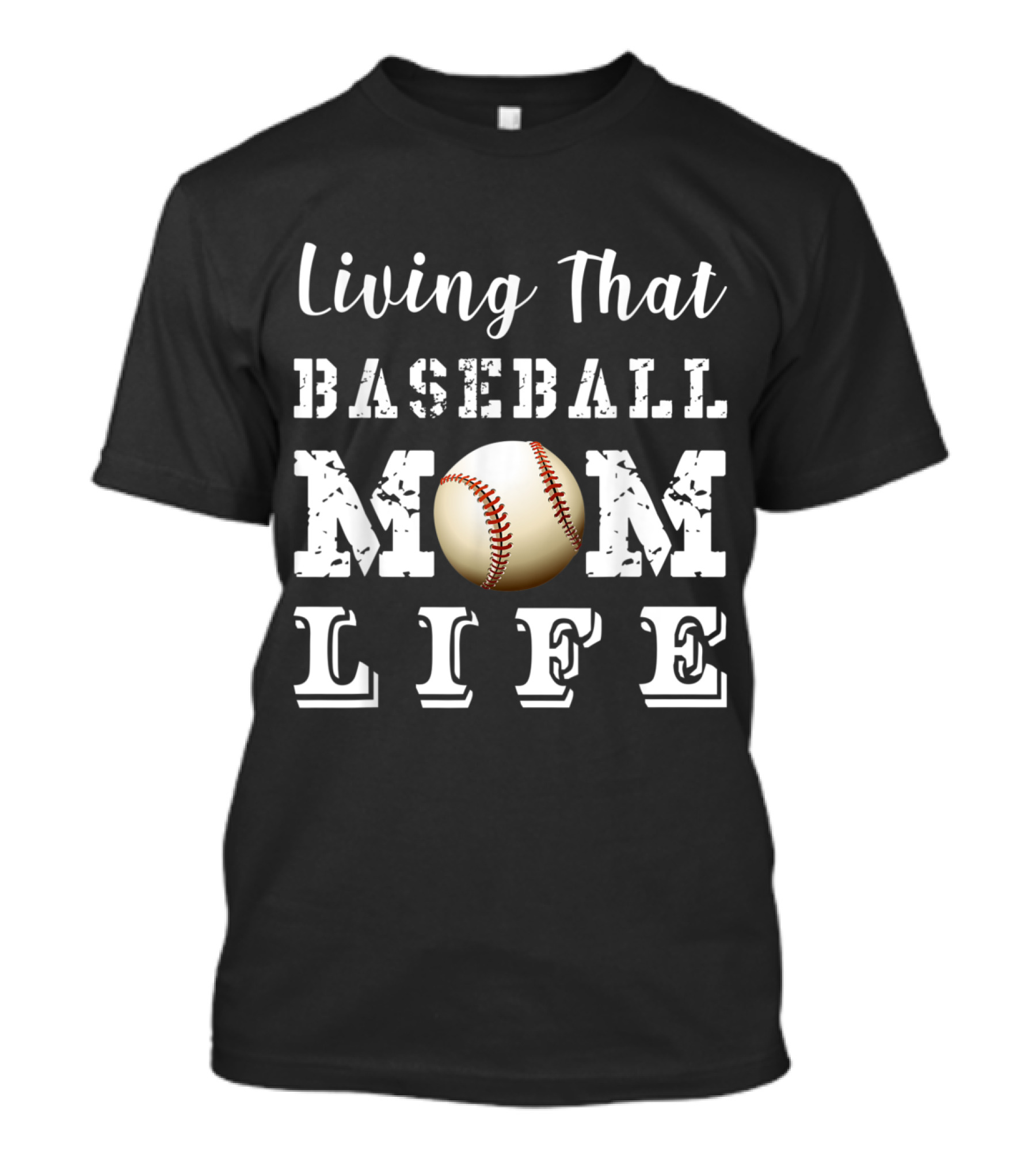 Living That Baseball Mom Life Sport Enthusiast's Pride T-Shirt