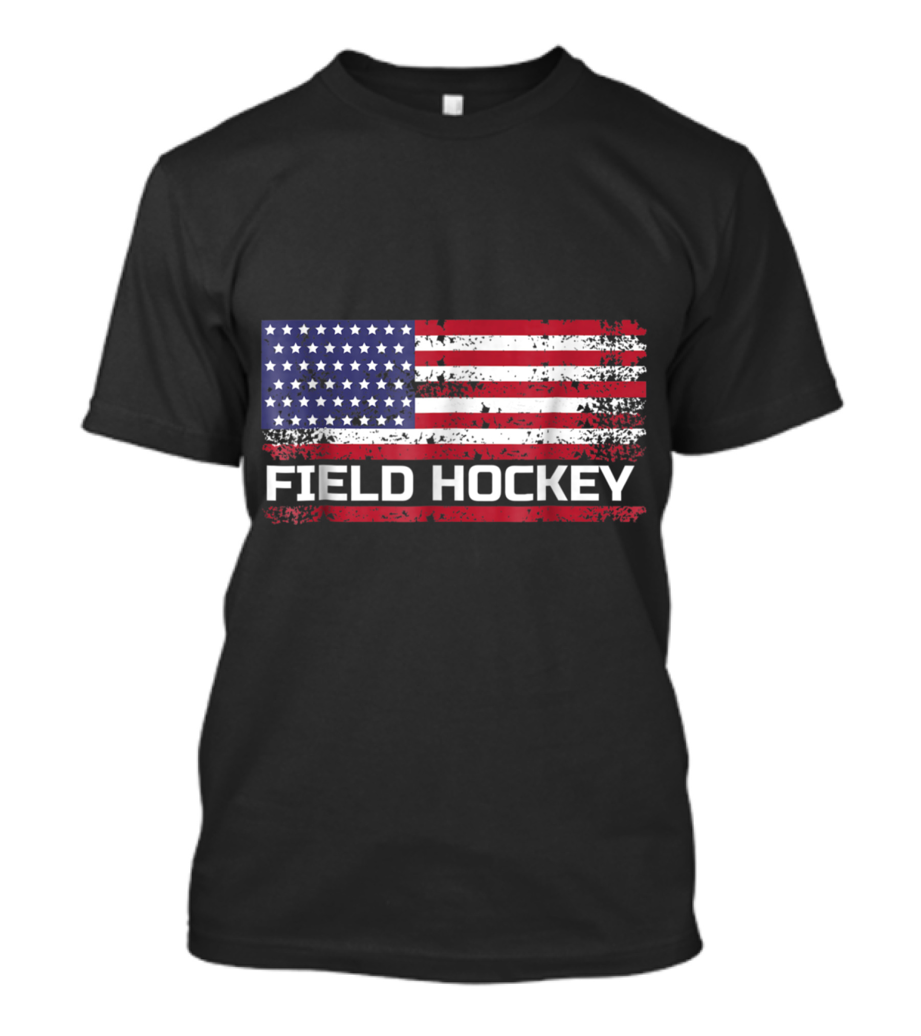 USA Field Hockey American Flag T-Shirt