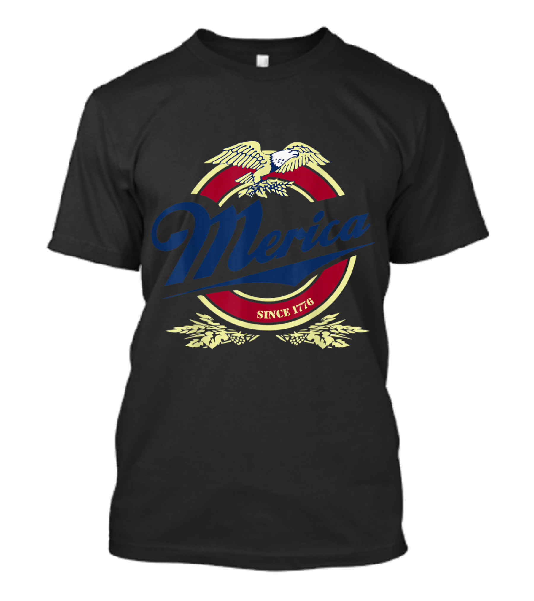 Merica Since 1776 Eagle Logo Inspired By Miller 4th Of July T-Shirt
