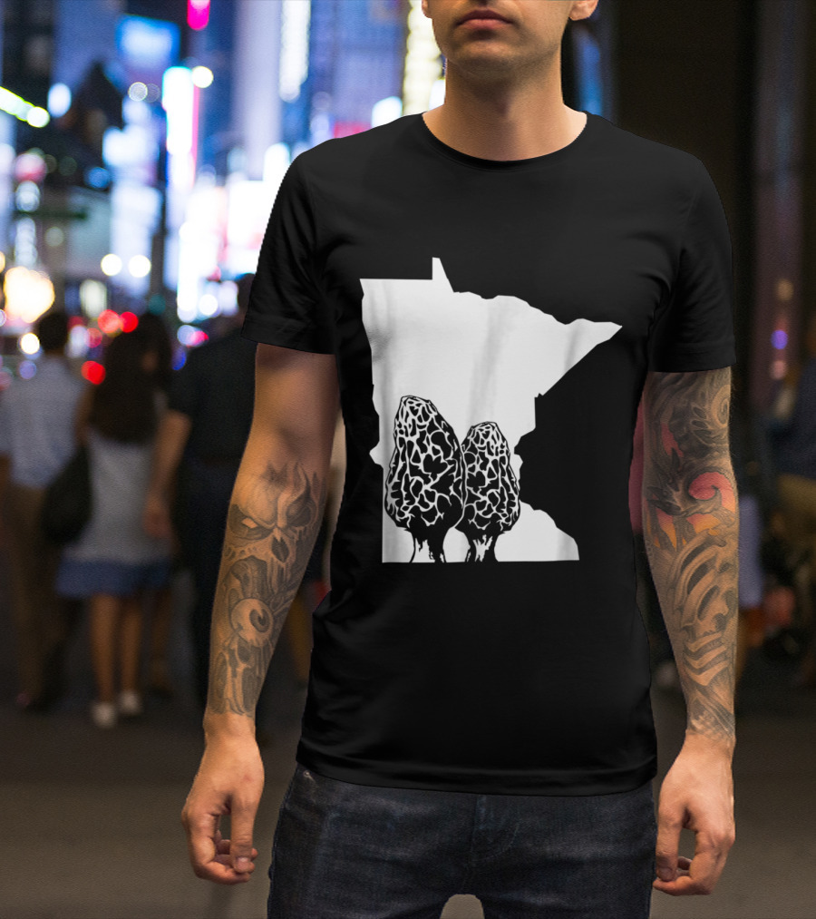 Minnesota Morel Mushroom Hunter State T-Shirt
