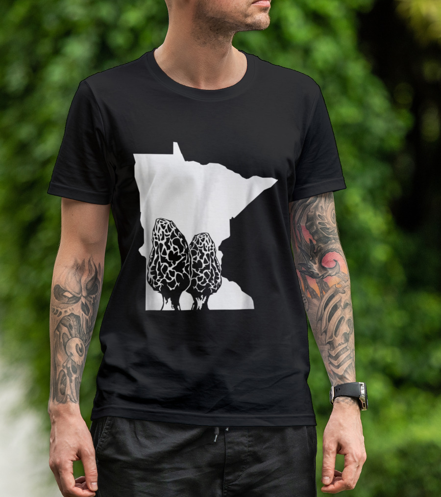 Minnesota Morel Mushroom Hunter State T-Shirt