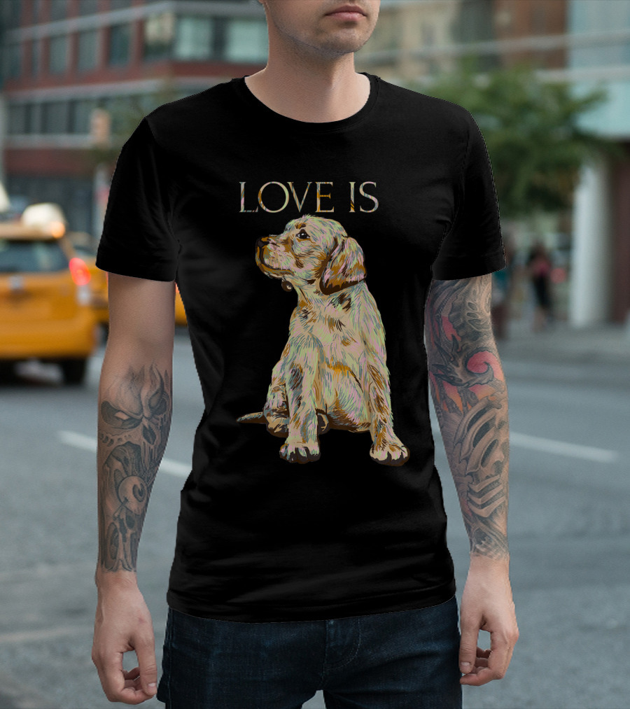 Love Is Adorable Labrador Retriever T-Shirt