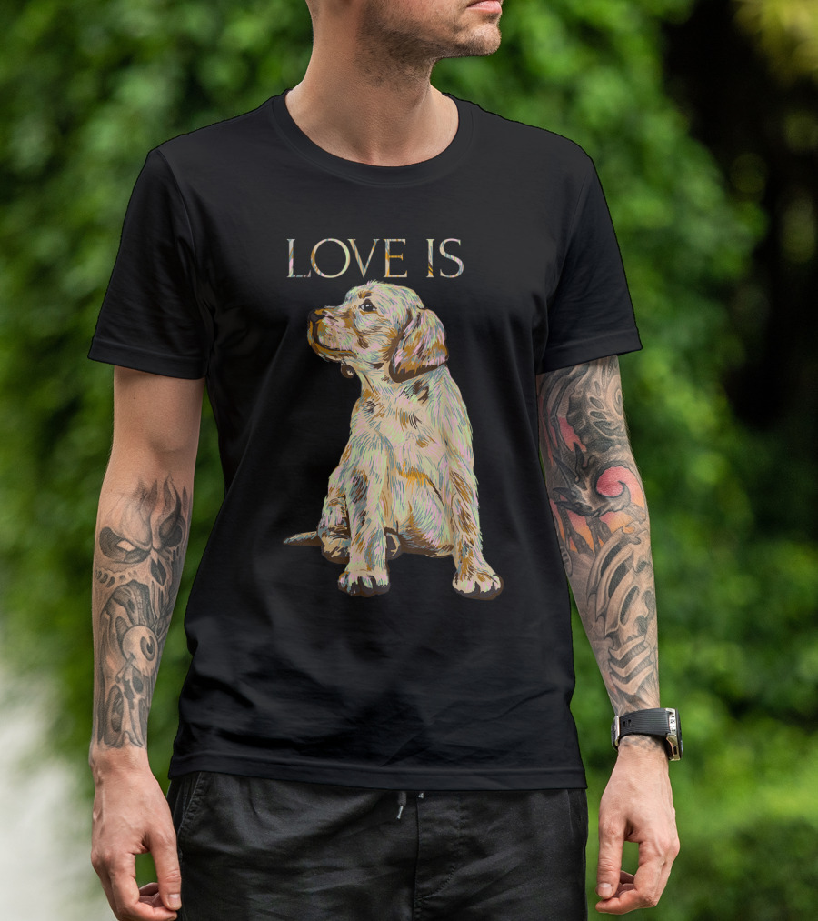 Love Is Adorable Labrador Retriever T-Shirt