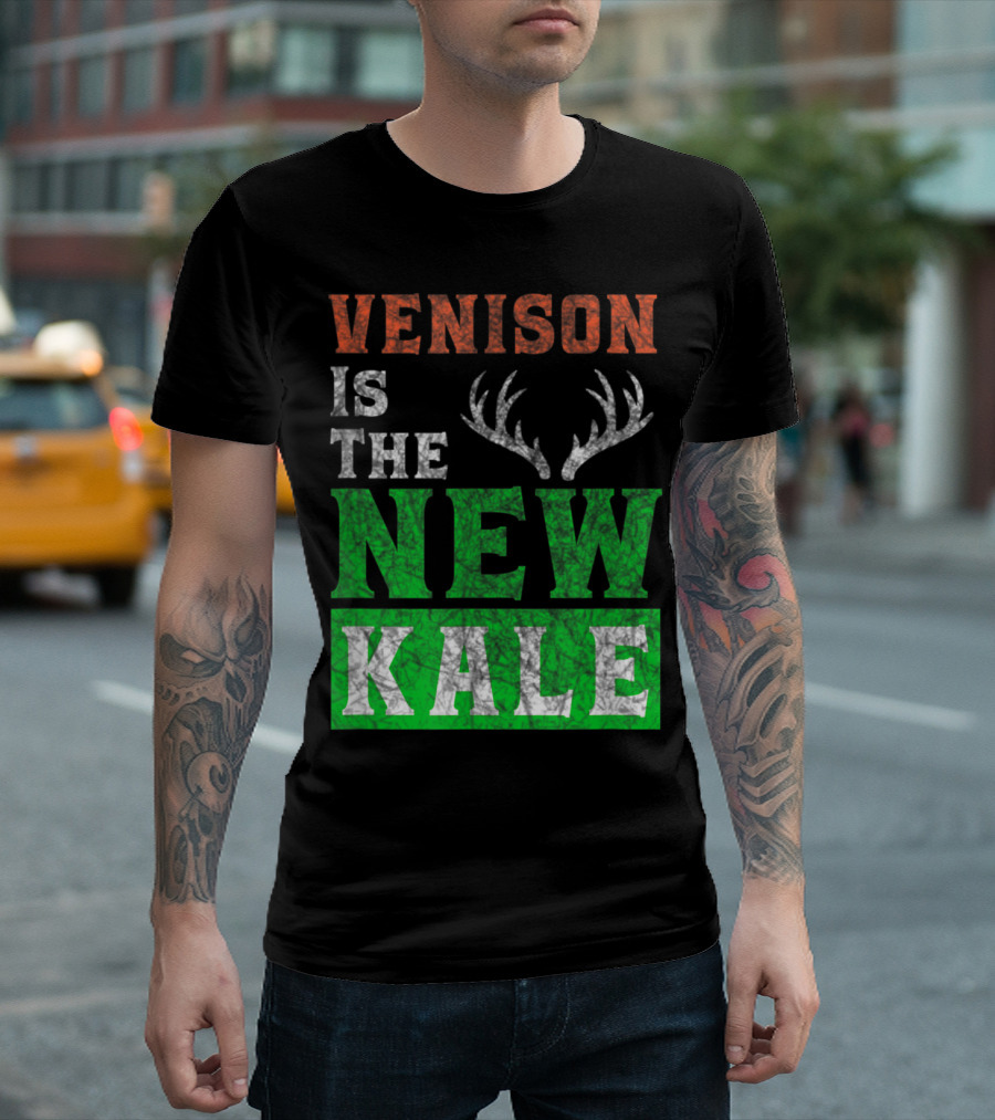Venison Is the New Kale Big Antler T-Shirt
