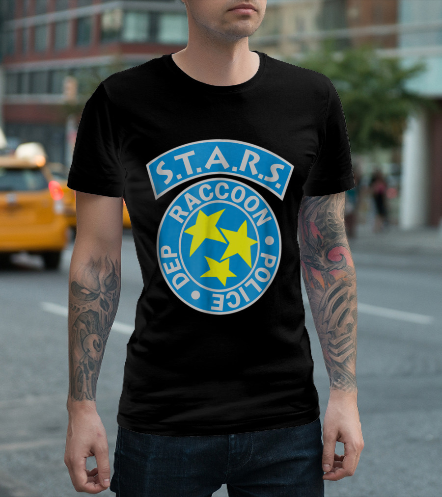 S.T.A.R.S. Raccoon Police Department Emblem Resident Evil T-Shirt