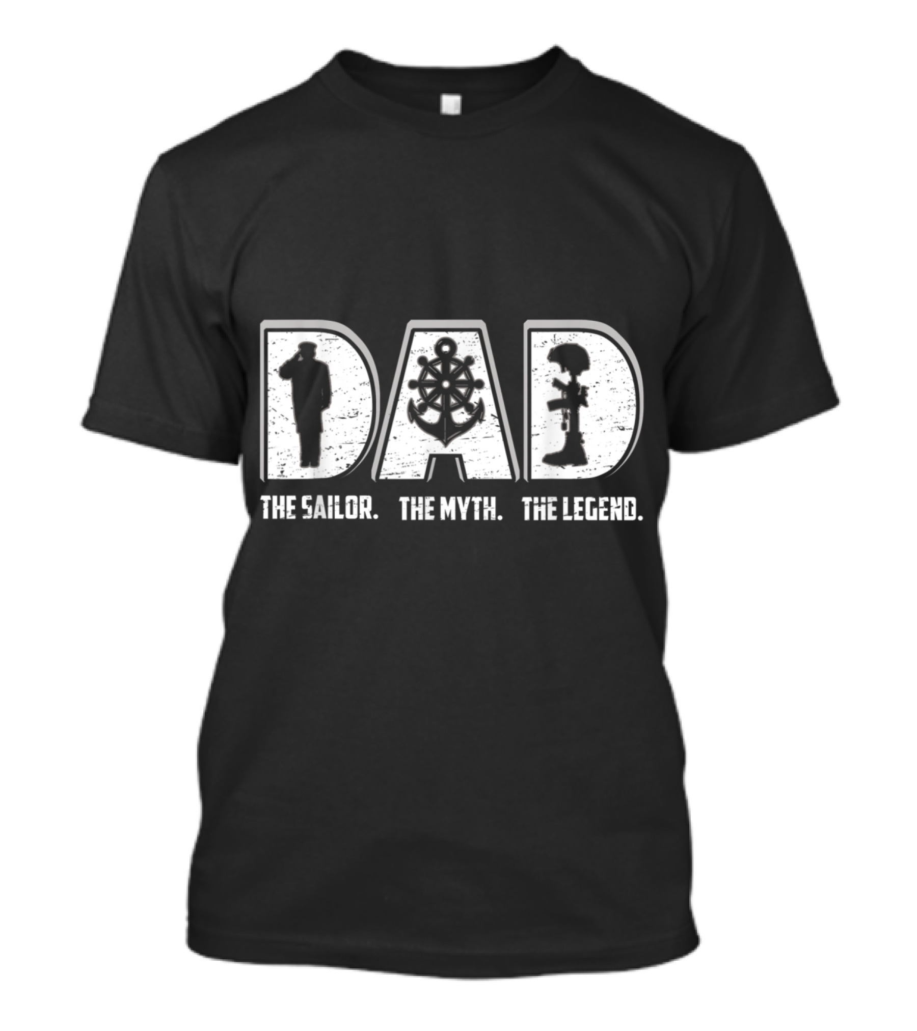 DAD The Sailor The Myth The Legend Anchor T-Shirt