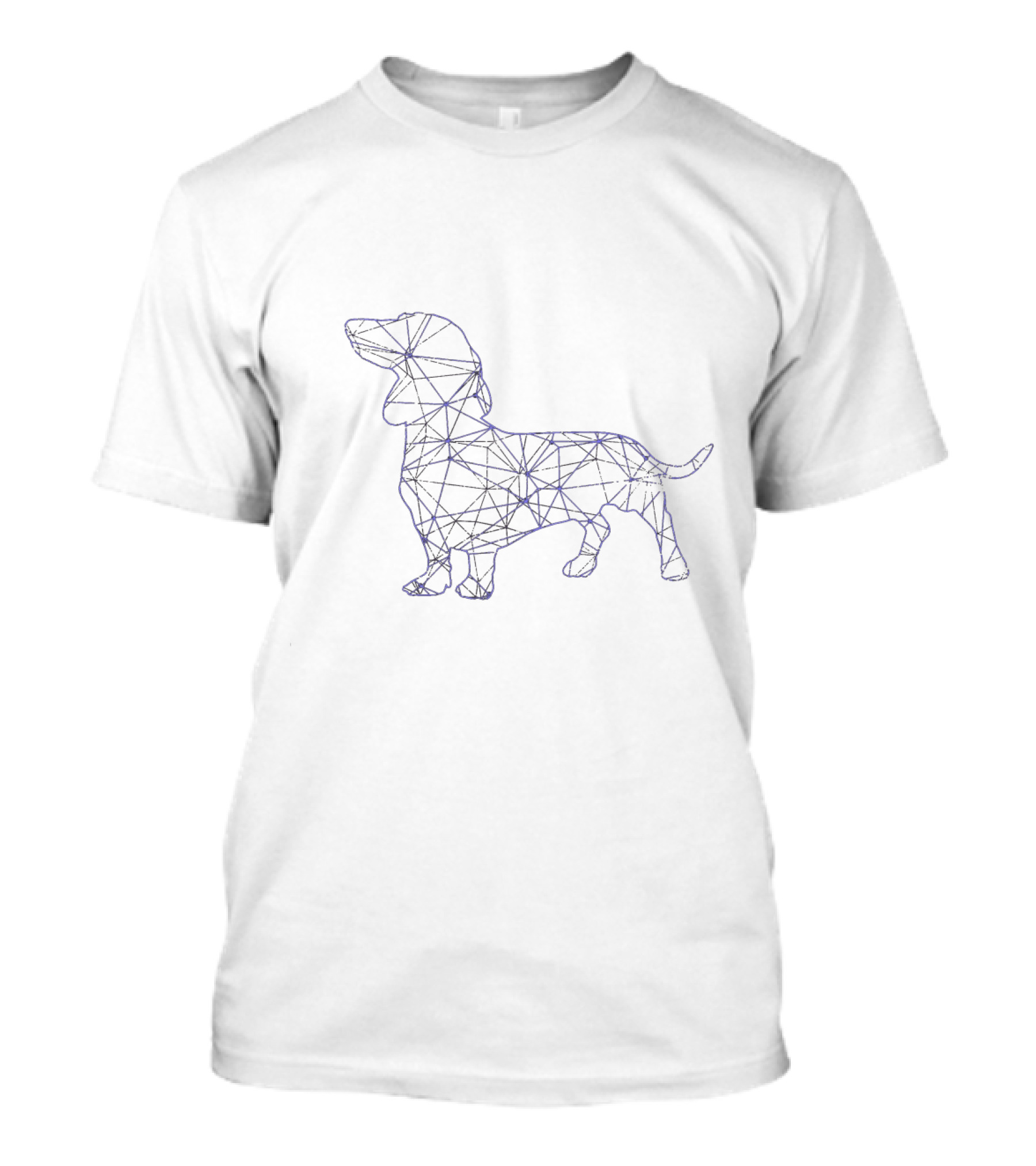 Dachshund Dog Breeder Geometric Pet Animals T-Shirt