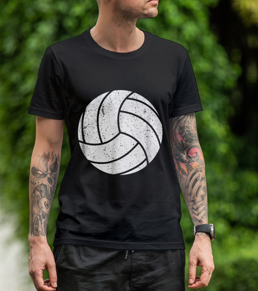 Love Volleyball Distressed Ball T-Shirt