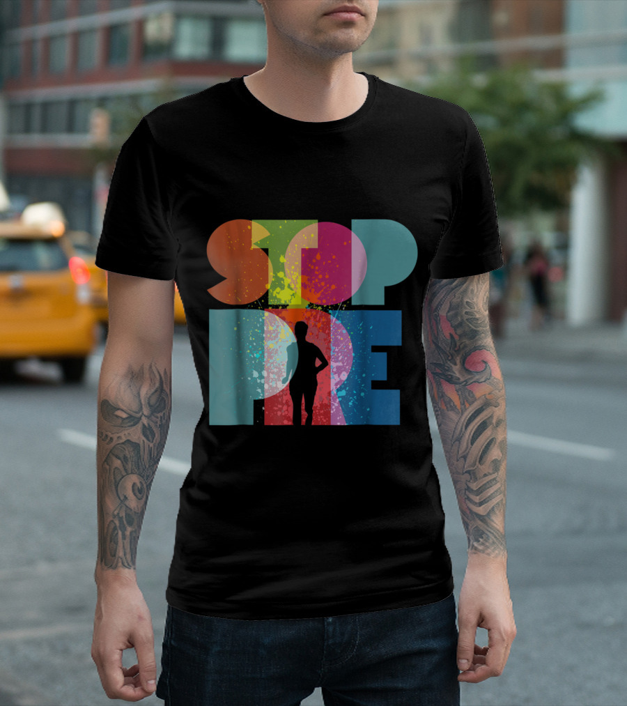 Stop Pre Runners Track Colorful Splash T-Shirt