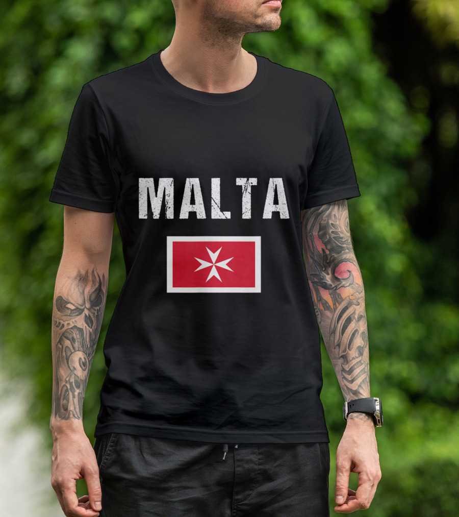 Maltese Cross Malta Flag Me Iconic T-Shirt