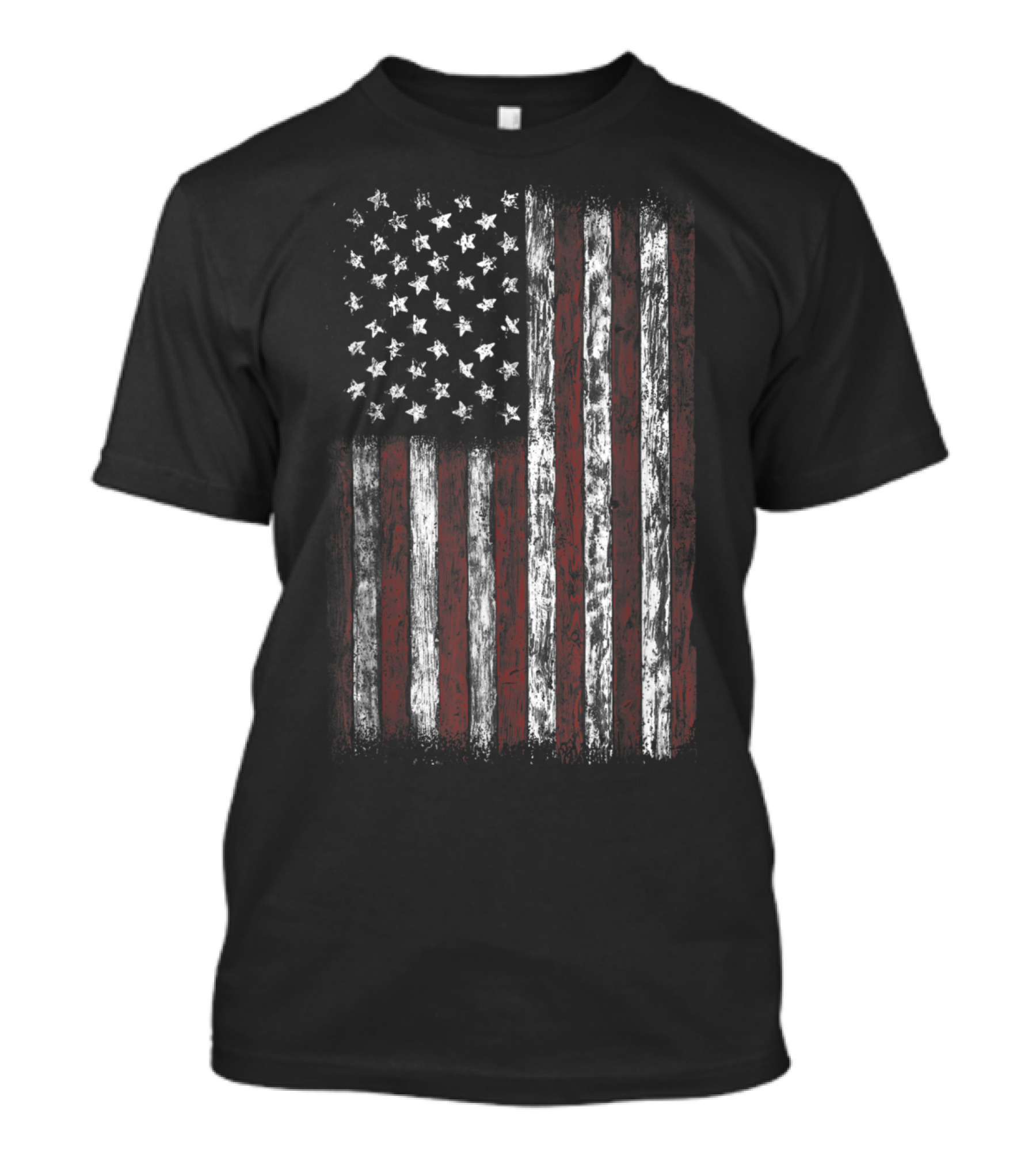 Distressed Vintage American Flag U.S. Patriot T-Shirt